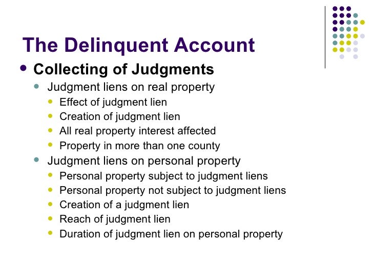 Getting Paid on Your Delinquent Account