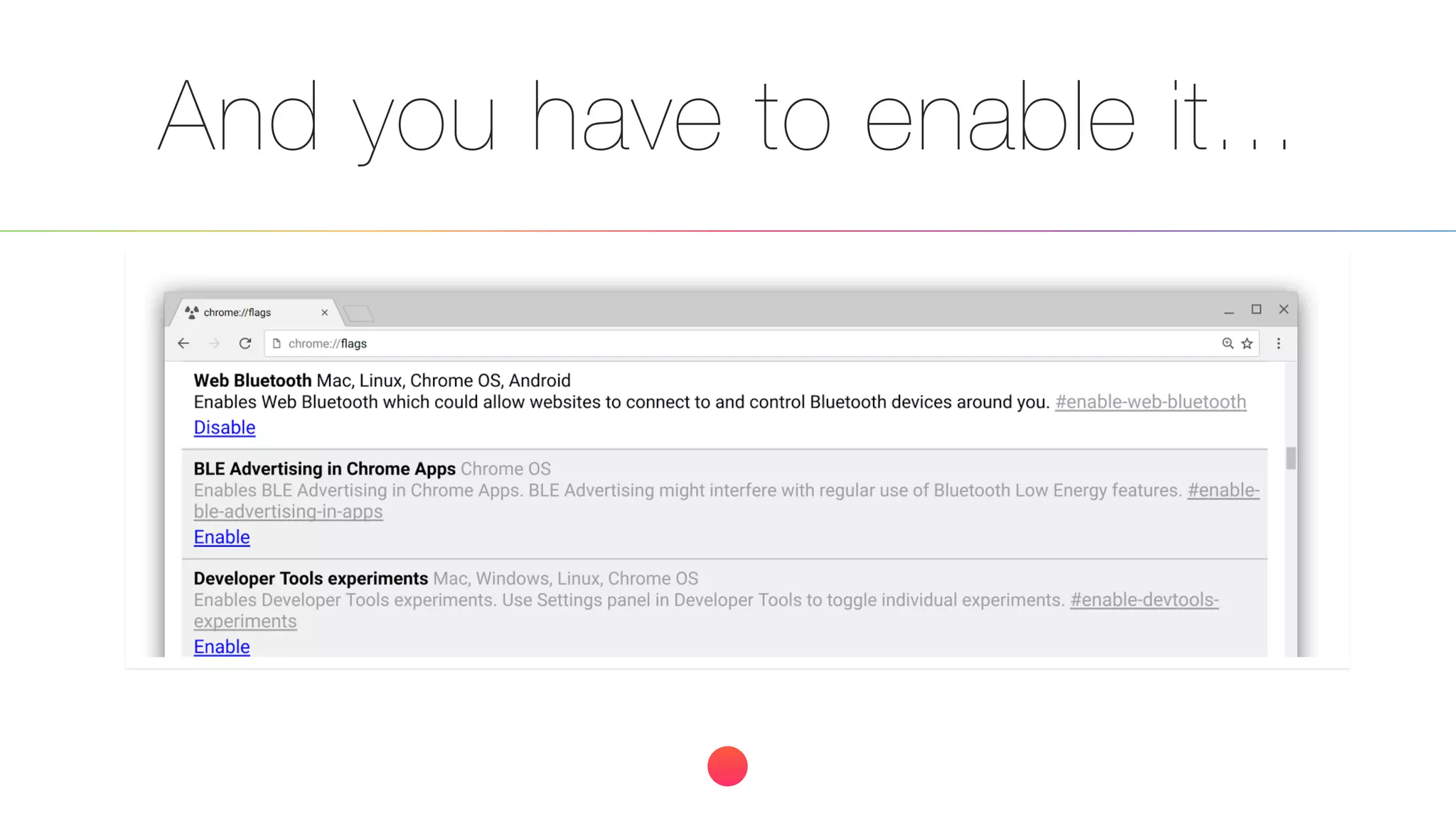 And you have to enable it...
 