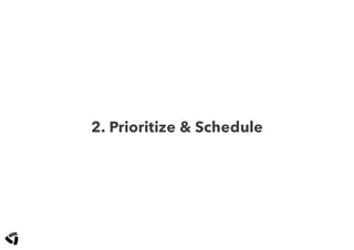 2. Prioritize & Schedule
 