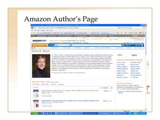 Amazon Author’s Page 
 