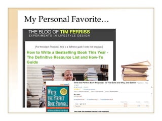 My Personal Favorite… 
 