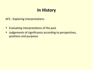Getting Ready for APP In History and Geography | PPT