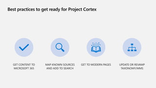 Getting Ready for Project Cortex