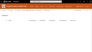 Getting Ready for Project Cortex and SharePoint Syntex