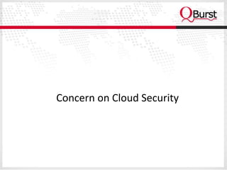 Concern on Cloud Security
 