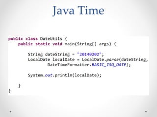 Java Time
 