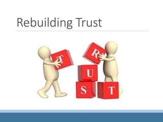 Rebuilding Trust
 