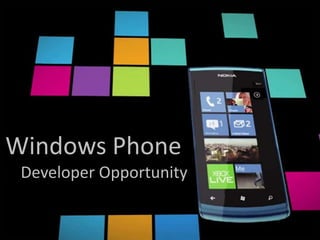 Windows Phone
 Developer Opportunity
 