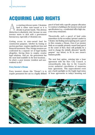 Getting Started in Ukraine