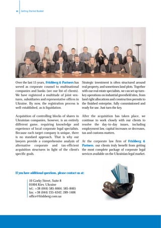 Getting Started in Ukraine