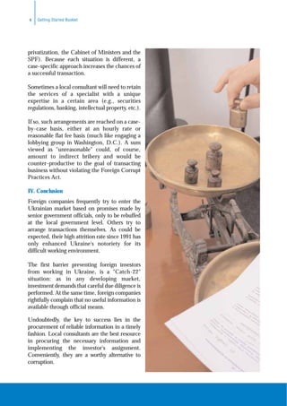 Getting Started in Ukraine