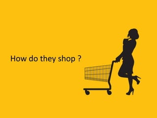 How do they shop ?
 