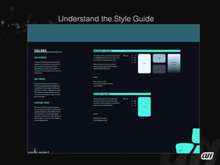 Understand the Style Guide 