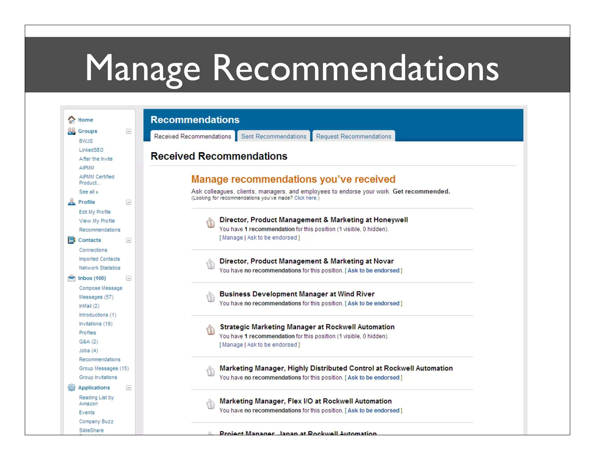 Getting Introduced
Bob Coppenhaver – Strategic Marketing & Product Management
 