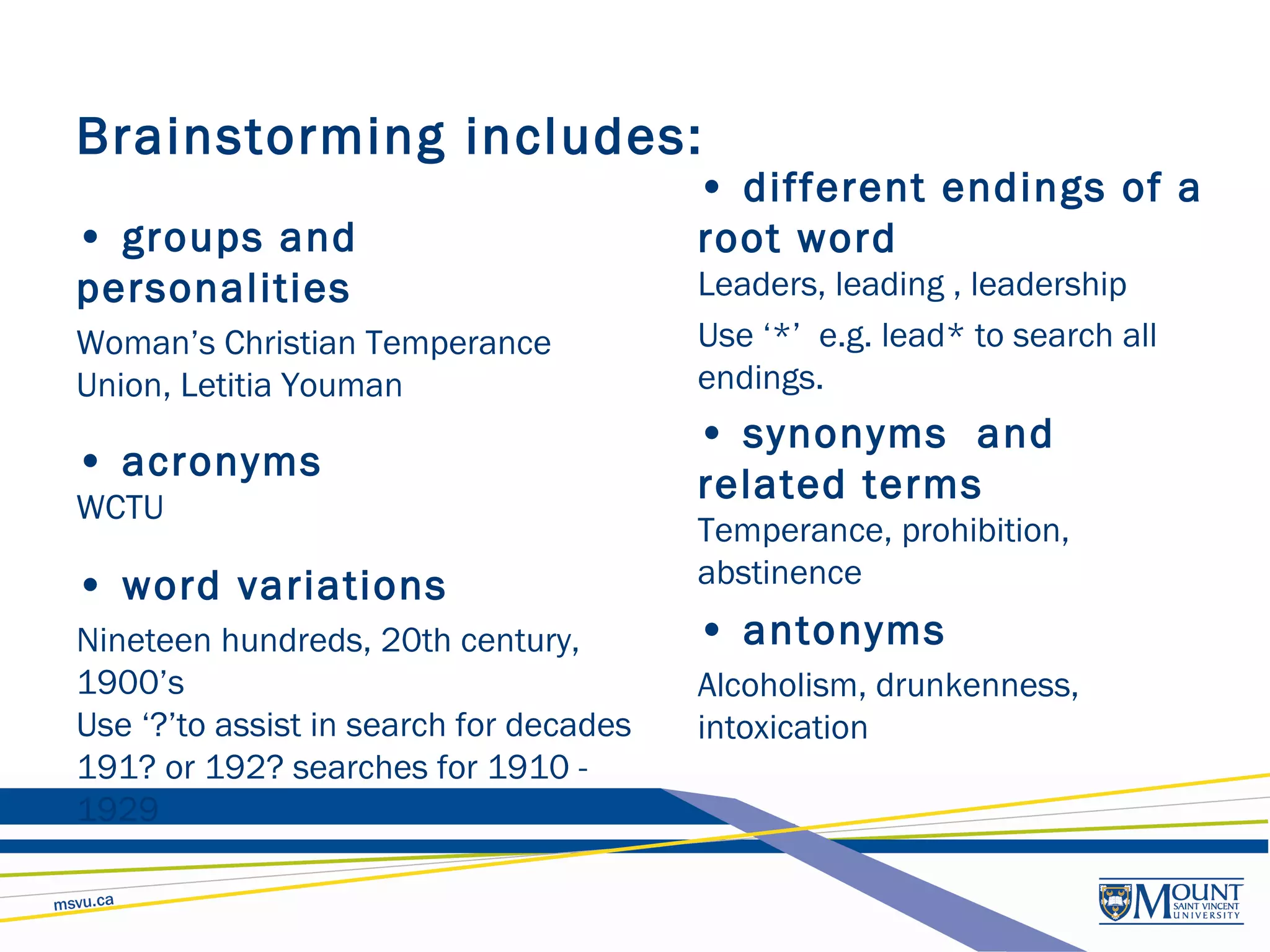 Getting started with your research | PPT