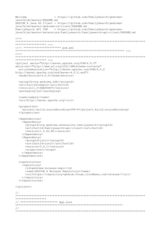GedcomX SDK - Getting Started | PDF
