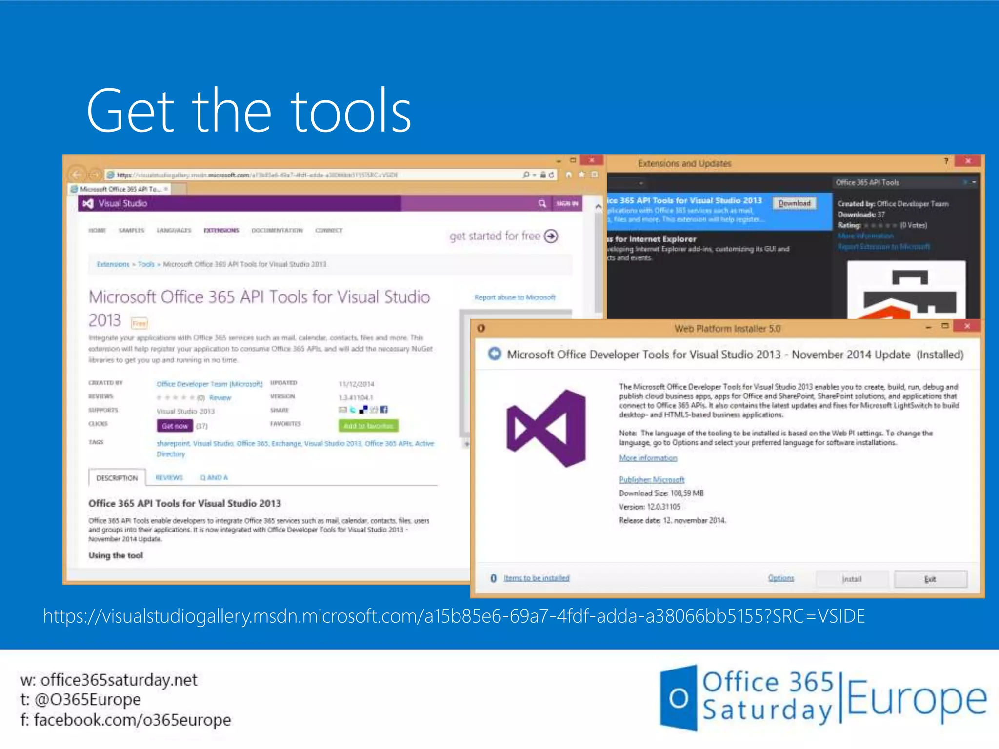Get the tools
https://visualstudiogallery.msdn.microsoft.com/a15b85e6-69a7-4fdf-adda-a38066bb5155?SRC=VSIDE
 
