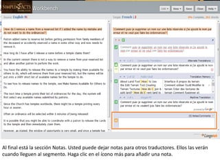 A continuación hay una traducción de la oración generada por computadora. Haga cicl en el ícono más para copiar esta traducción a la casilla de traducción.
