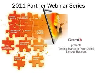 2011 Partner Webinar Series presents Getting Started in Your Digital Signage Business 