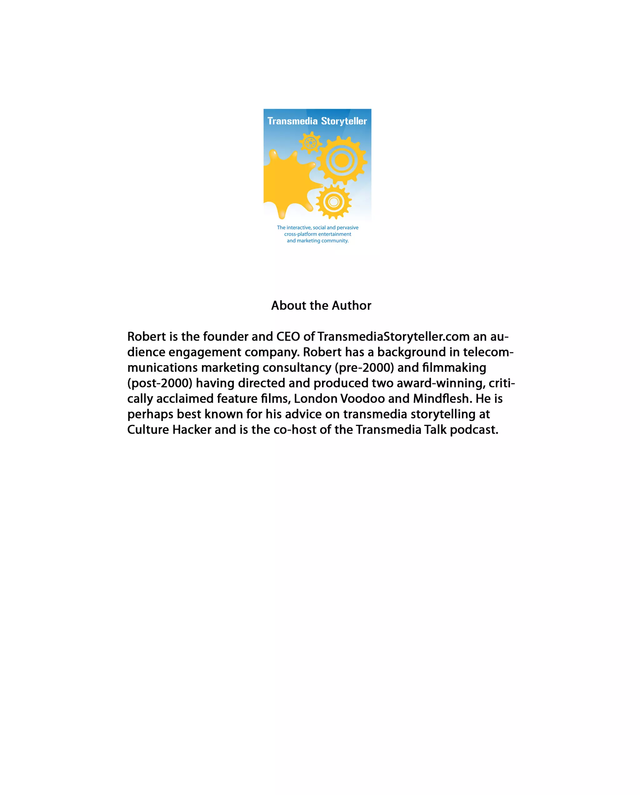 Getting started in Transmedia Storytelling 