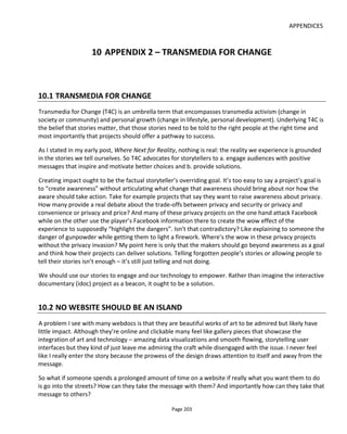 APPENDICES
Page 205
11 APPENDIX 3 – INVISIBLE MARKETING
 