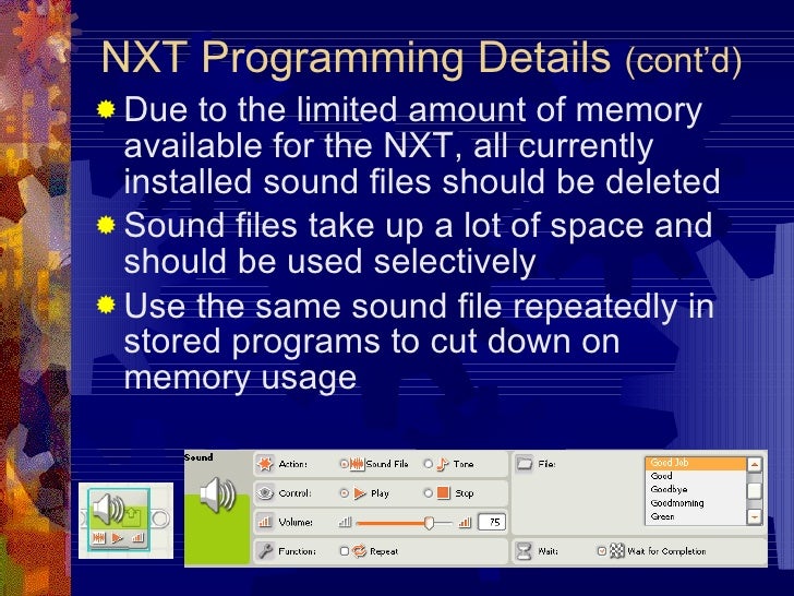 Lego Nxt Sound Files
