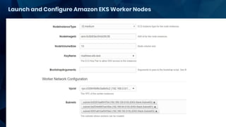 Launch and Configure Amazon EKS Worker Nodes
 