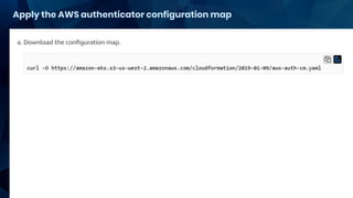 Apply the AWS authenticator configuration map
 