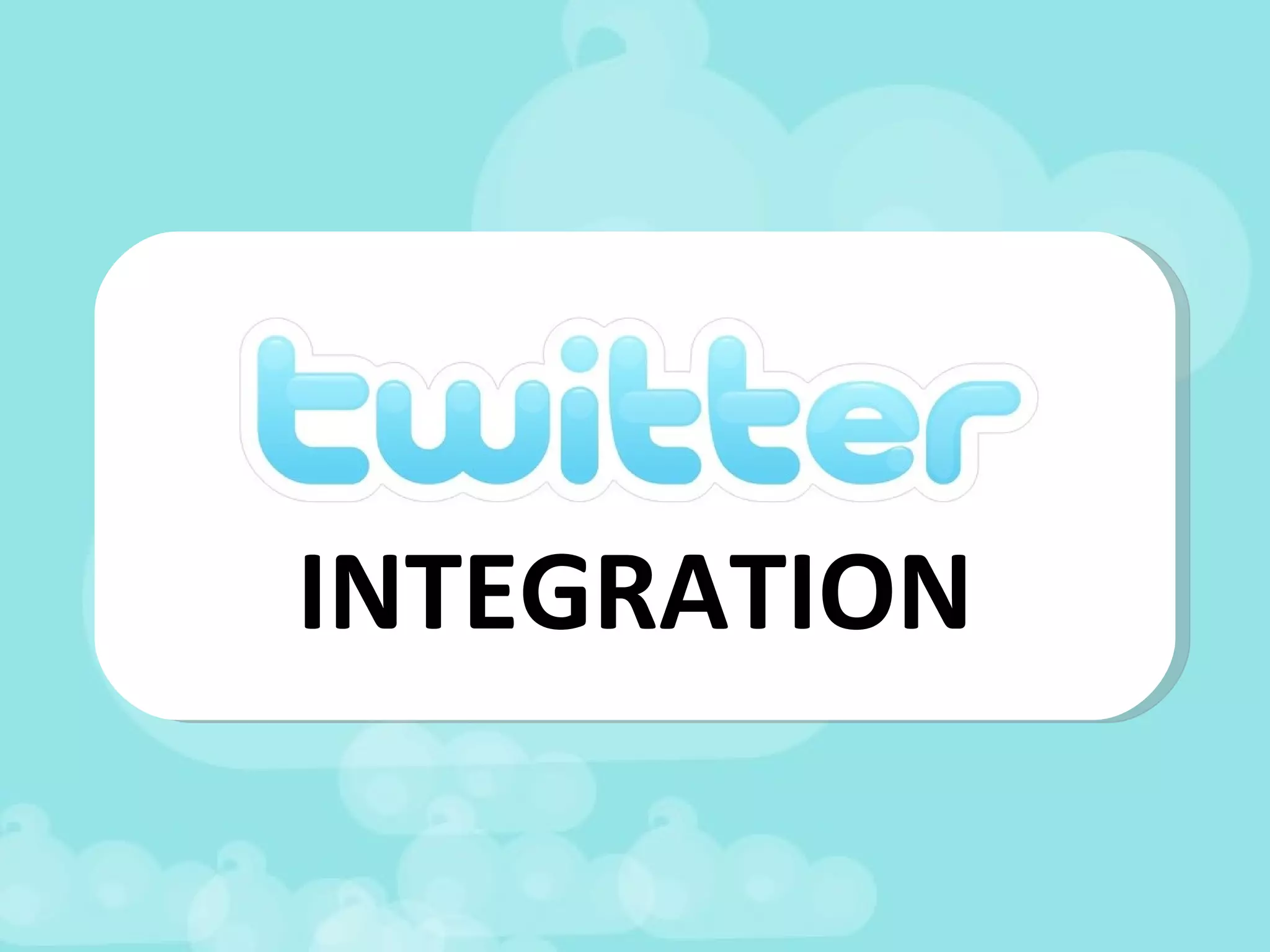 INTEGRATION 