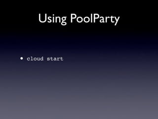 Getting Started with PoolParty and EC2