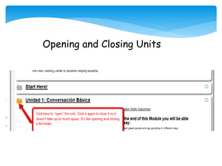Opening and Closing Units
 
