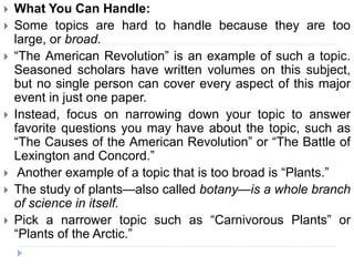 Getting started to research | PPT