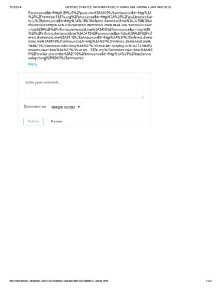 20/3/2014 GETTING STARTED WITH 8051/AT89C51 USING KEIL uVISION 4 AND PROTEUS
http://hotresistor.blogspot.in/2013/03/getting-started-with-8051at89c51-using.html 21/21
Enter your comment...
Comment as: Google Account
Publish Preview
Fannounce&tr=http%3A%2F%2Fputo.me%3A6969%2Fannounce&tr=http%3A
%2F%2Fnemesis.1337x.org%2Fannounce&tr=http%3A%2F%2Fipv6.tracker.har
ry.lu%2Fannounce&tr=http%3A%2F%2Finferno.demonoid.me%3A3419%2Fan
nounce&tr=http%3A%2F%2Finferno.demonoid.me%3A3414%2Fannounce&tr
=http%3A%2F%2Finferno.demonoid.me%3A3413%2Fannounce&tr=http%3A
%2F%2Finferno.demonoid.me%3A3415%2Fannounce&tr=http%3A%2F%2Finf
erno.demonoid.me%3A3416%2Fannounce&tr=http%3A%2F%2Finferno.demo
noid.me%3A3418%2Fannounce&tr=http%3A%2F%2Finferno.demonoid.me%
3A3417%2Fannounce&tr=http%3A%2F%2Fretracker.hotplug.ru%3A2710%2Fa
nnounce&tr=http%3A%2F%2Ftracker.1337x.org%2Fannounce&tr=http%3A%2
F%2Ftracker.torrent.to%3A2710%2Fannounce&tr=http%3A%2F%2Ftracker.no
valayer.org%3A6969%2Fannounce
Reply
 
