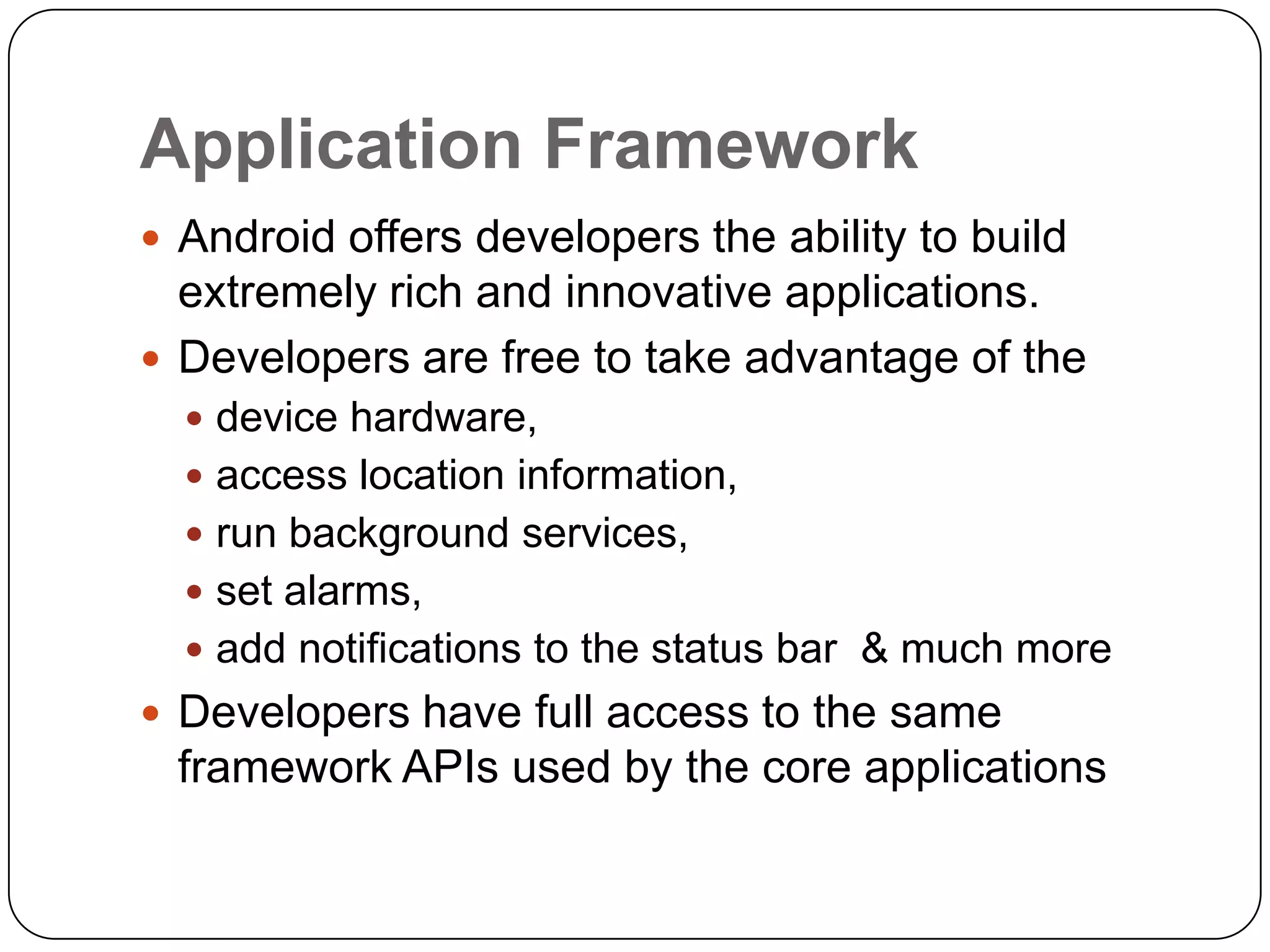 Getting started with android | PPT