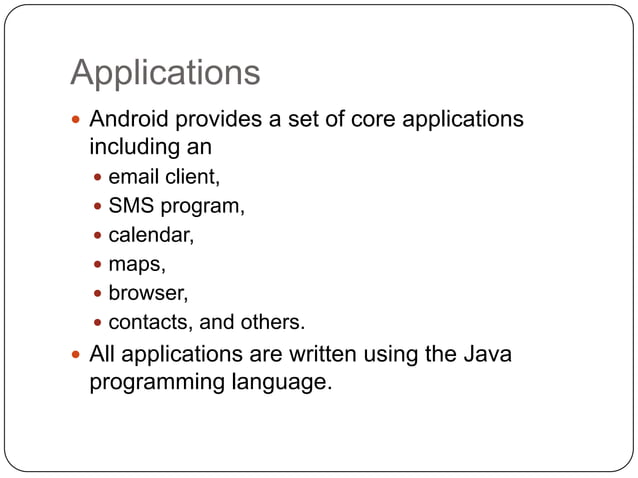 Getting started with android | PPT