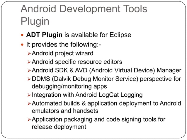 Getting started with android | PPT
