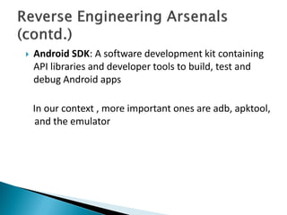 Getting started with Android pentesting | PDF