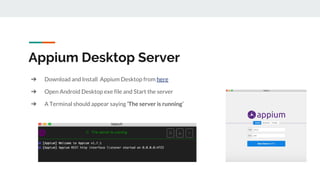Getting started with appium | PDF