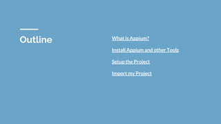 Getting started with appium | PDF