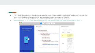 Getting started with appium | PDF