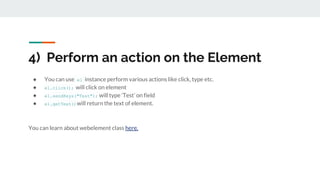 Getting started with appium | PDF