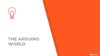 @glenzac
THE ARDUINO
WORLD
 