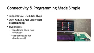 Arduino UNO Q: Advanced AI and IoT Development Platform | PPTX