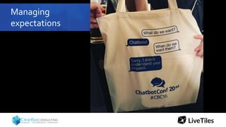 Managing
expectations
 