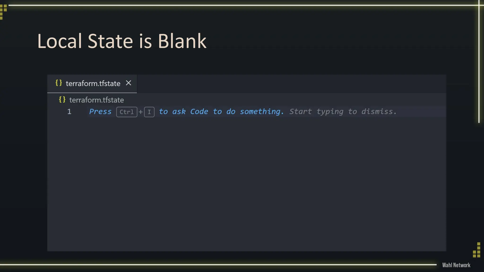 Local State is Blank
 