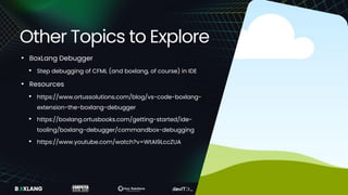 Getting Started with BoxLang: An Alternative CFML Engine and Platform ...