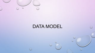 DATA MODEL
 