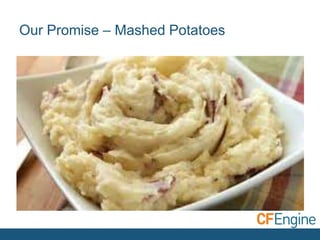 Our Promise – Mashed Potatoes

 