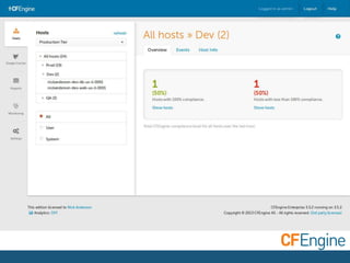 CFEngine Enterprise - Mission Portal GUI

 