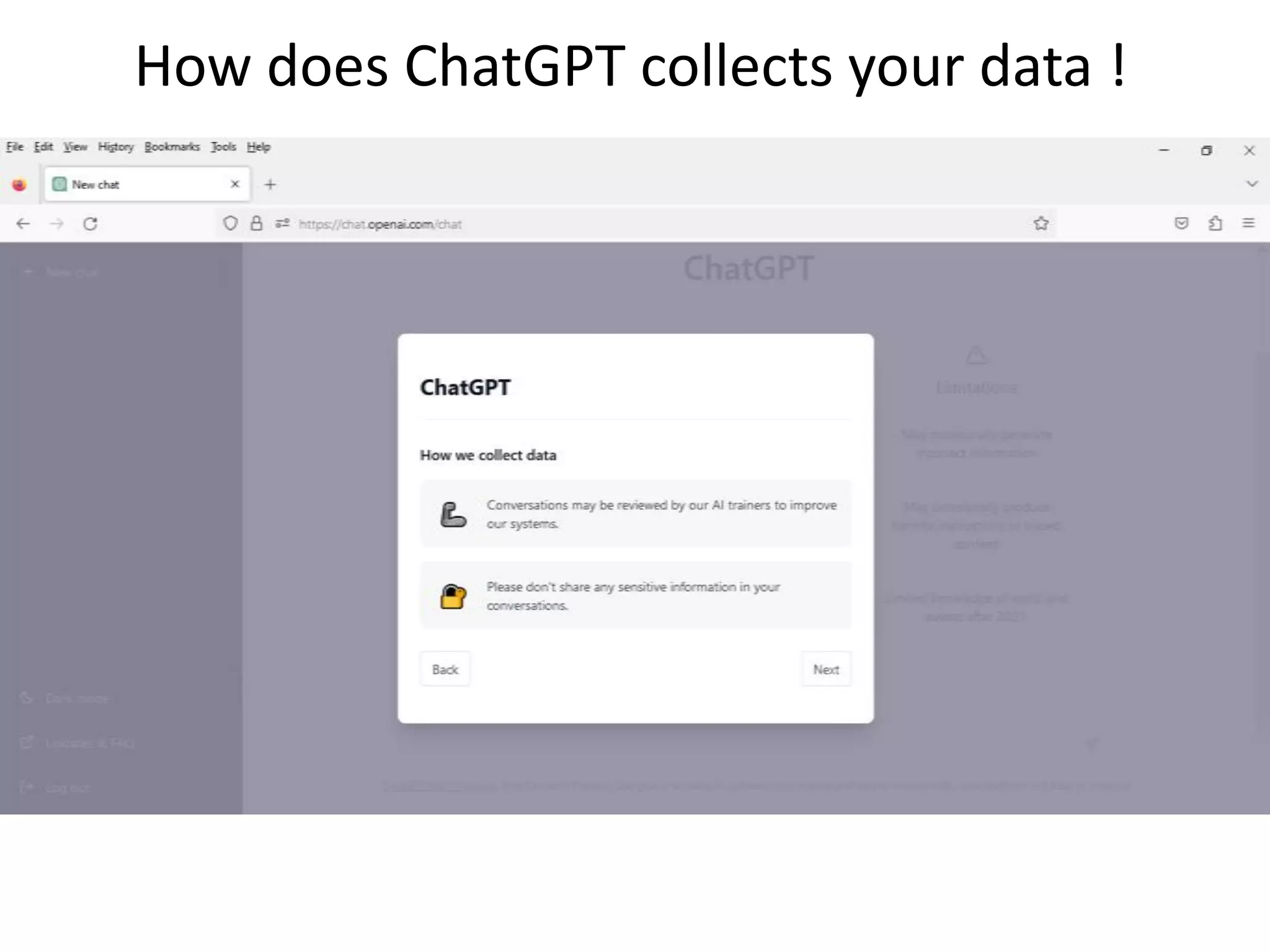 How does ChatGPT collects your data !
 